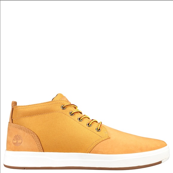 TIMBERLAND DAVIS SQUARE LEATHER AND FABRIC CHUKKA - Picture 2 of 5